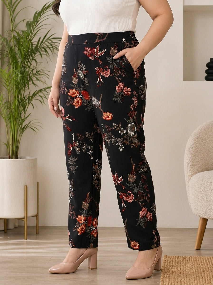 Plus Size Black Pant
