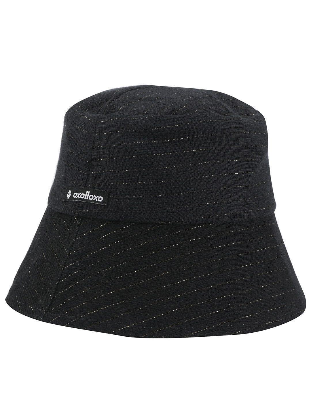Zip Zap Solid Black Reversible Women Hat For Fashion   oxolloxo