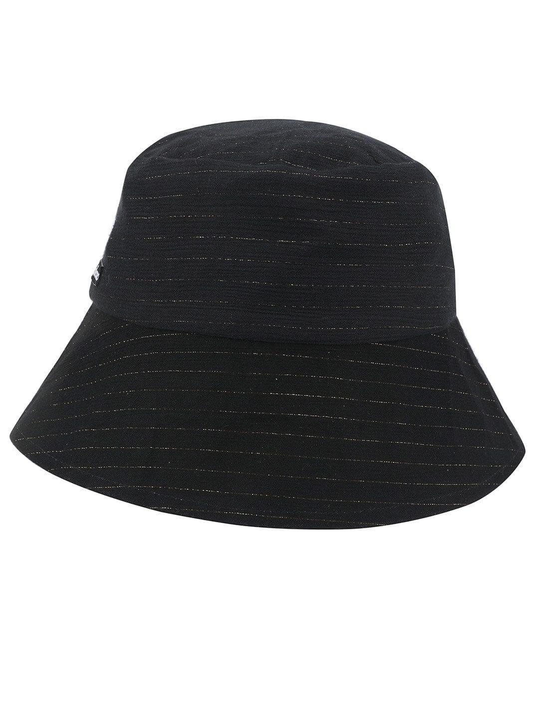 Zip Zap Solid Black Reversible Women Hat For Fashion   oxolloxo