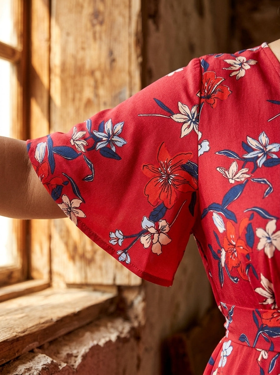 Plus Size Red Top