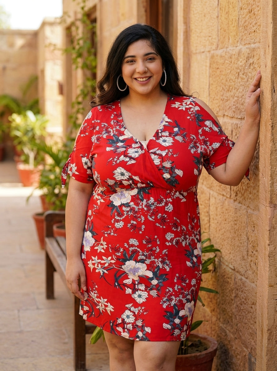 Plus Size Red Top