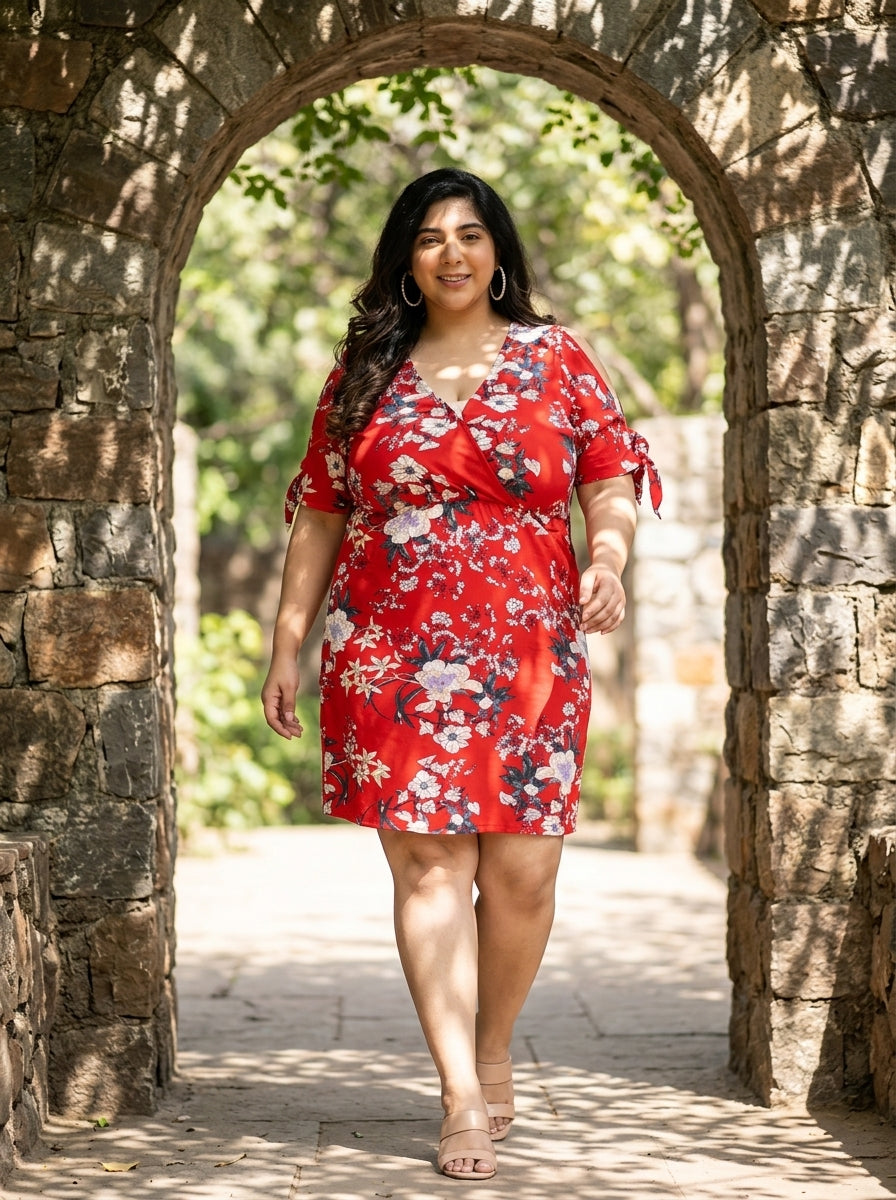 Plus Size Red Top