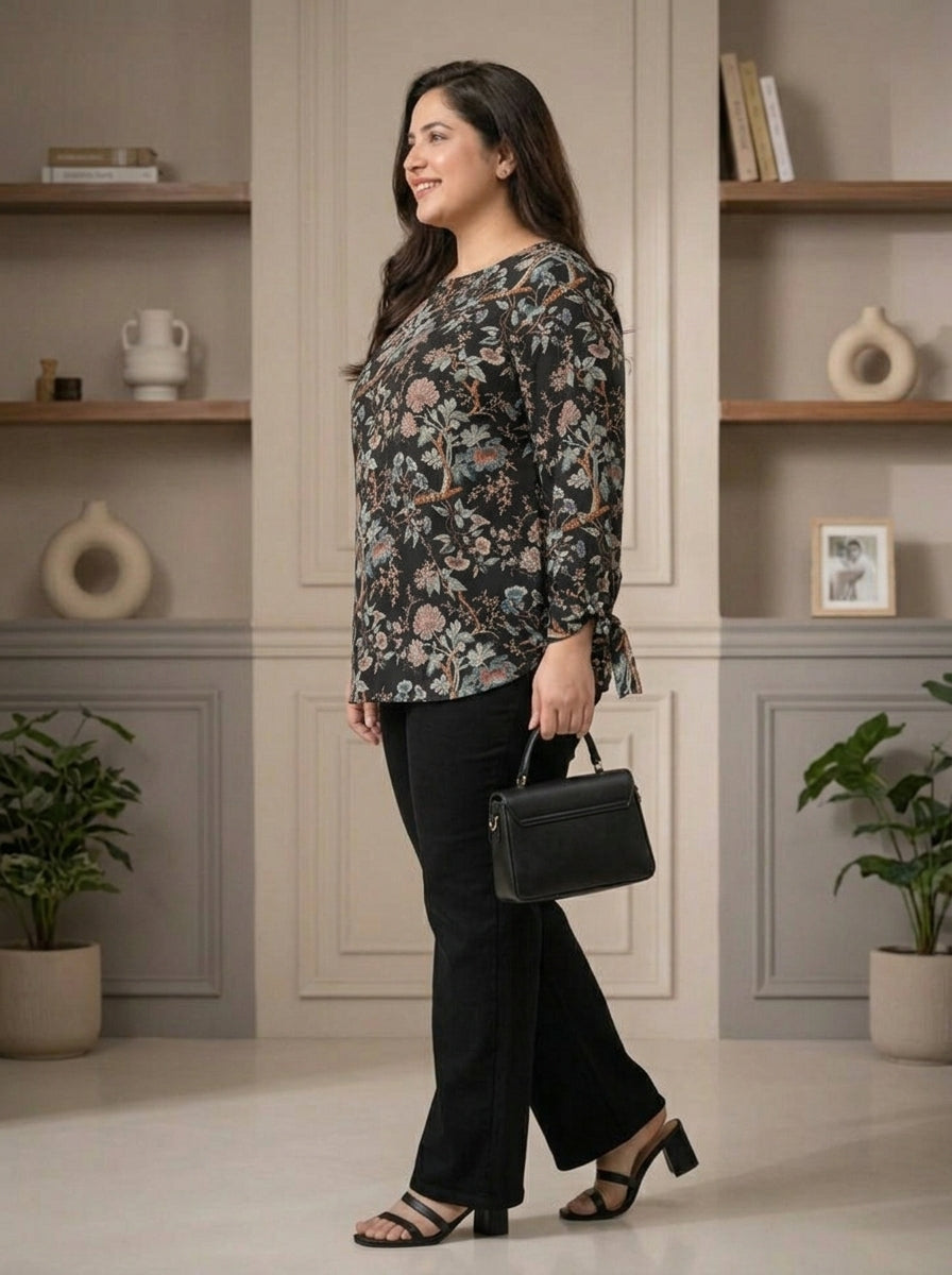 Plus Size Multicolor Top