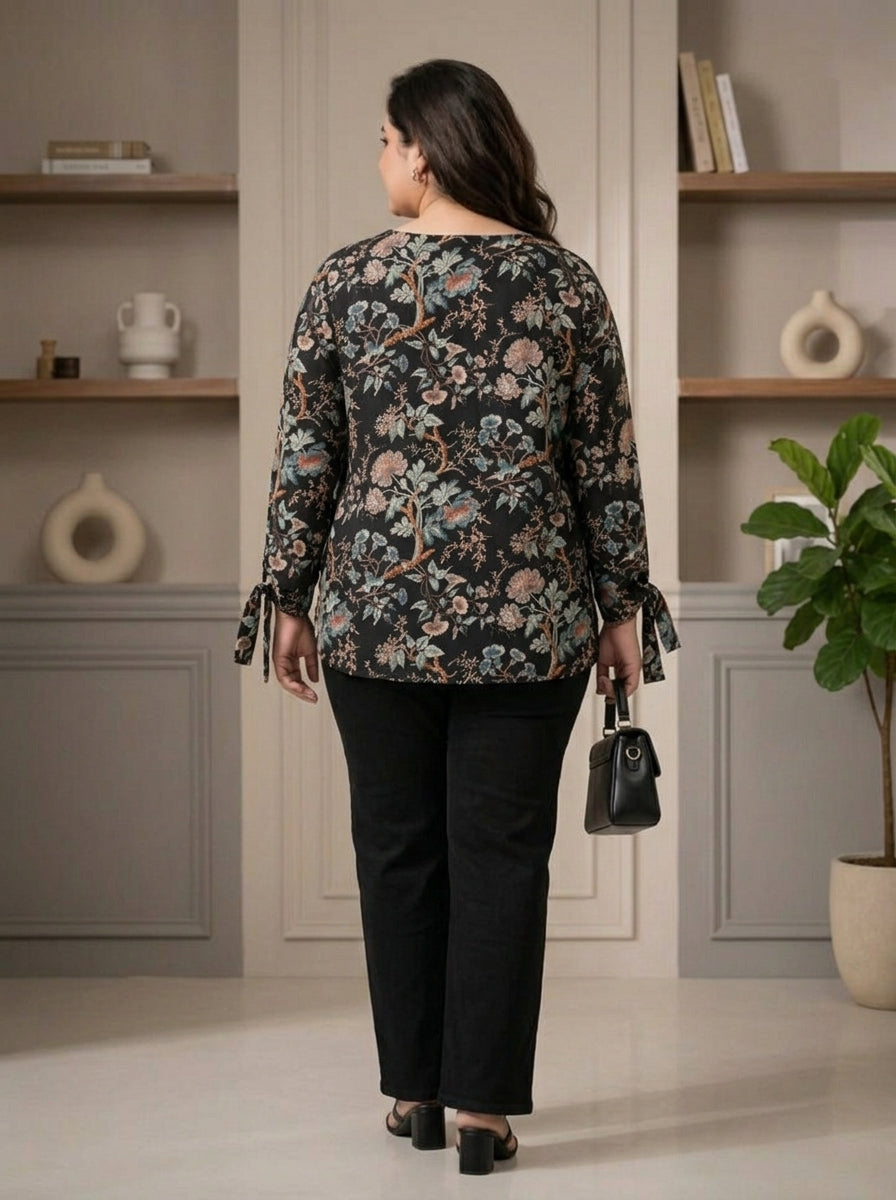 Plus Size Multicolor Top