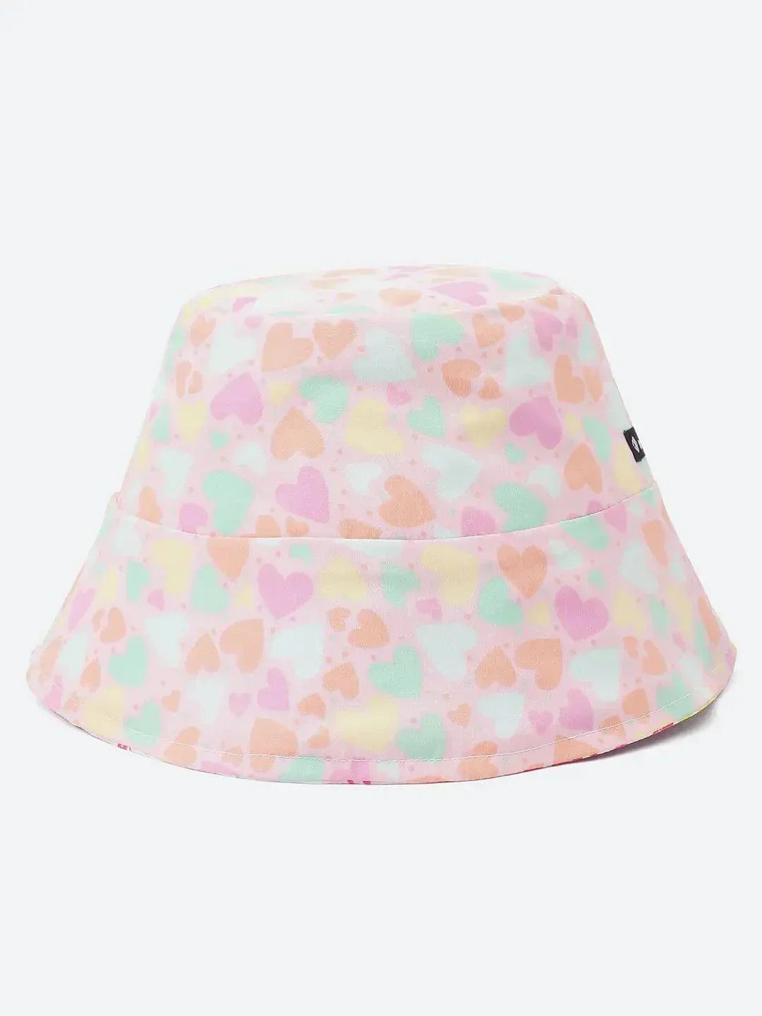 Graceful Bloom: White Satin Ruffle Dress & Floral Reversible Bucket Hat Set   oxolloxo