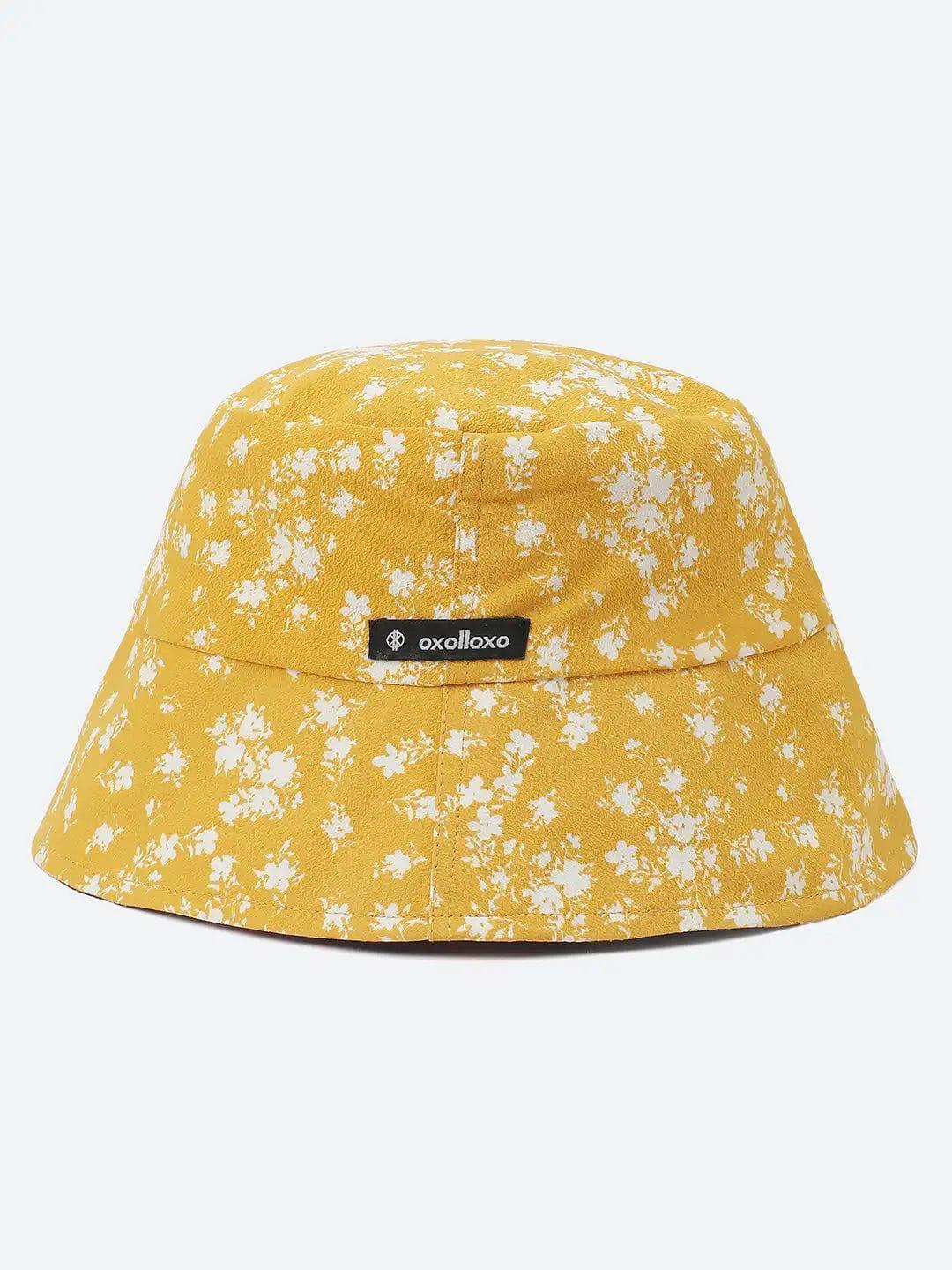 Stared Printed Reversible Women Bucket Hat For Colorful Look - oxolloxo