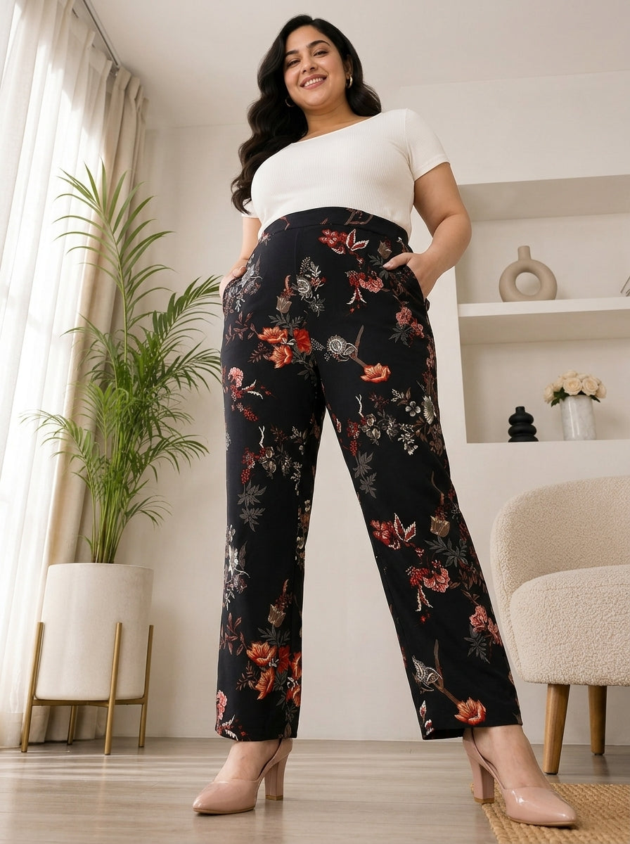 Plus Size Black Pant