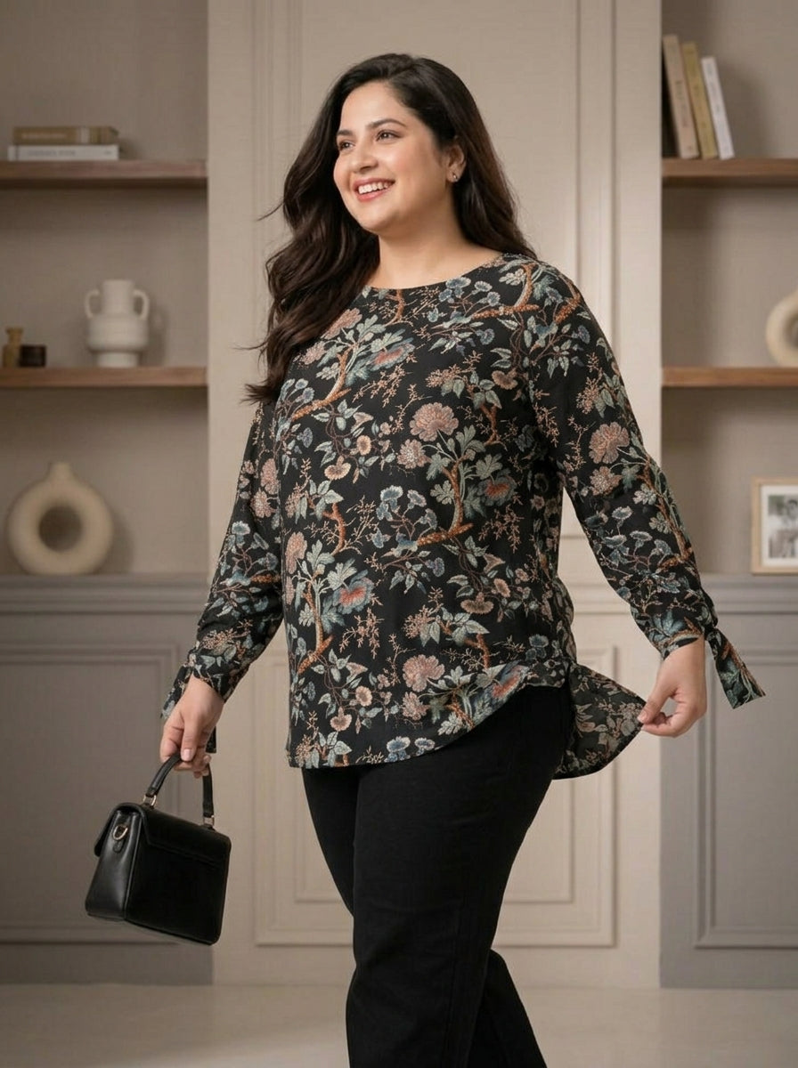 Plus Size Multicolor Top
