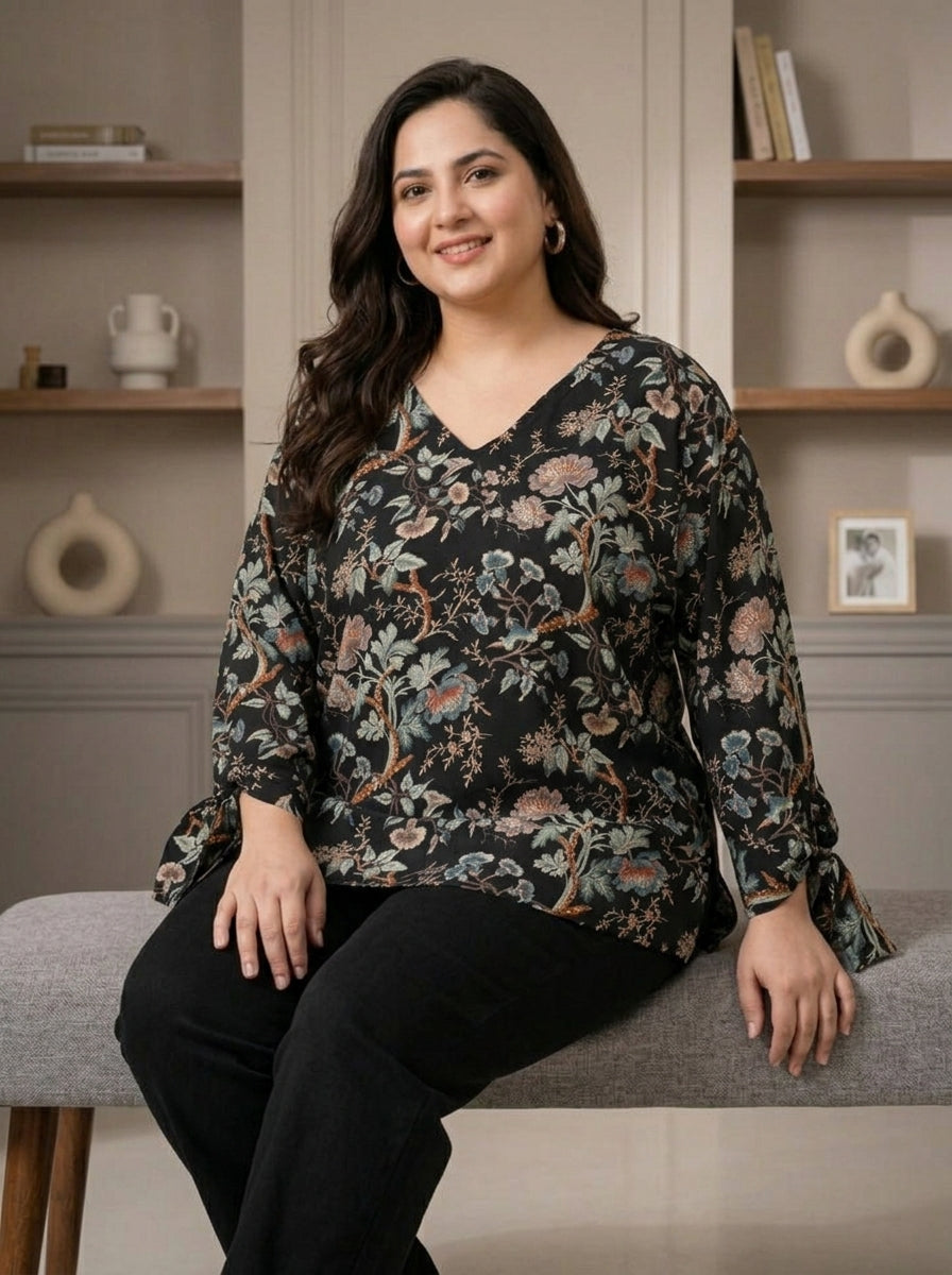 Plus Size Multicolor Top