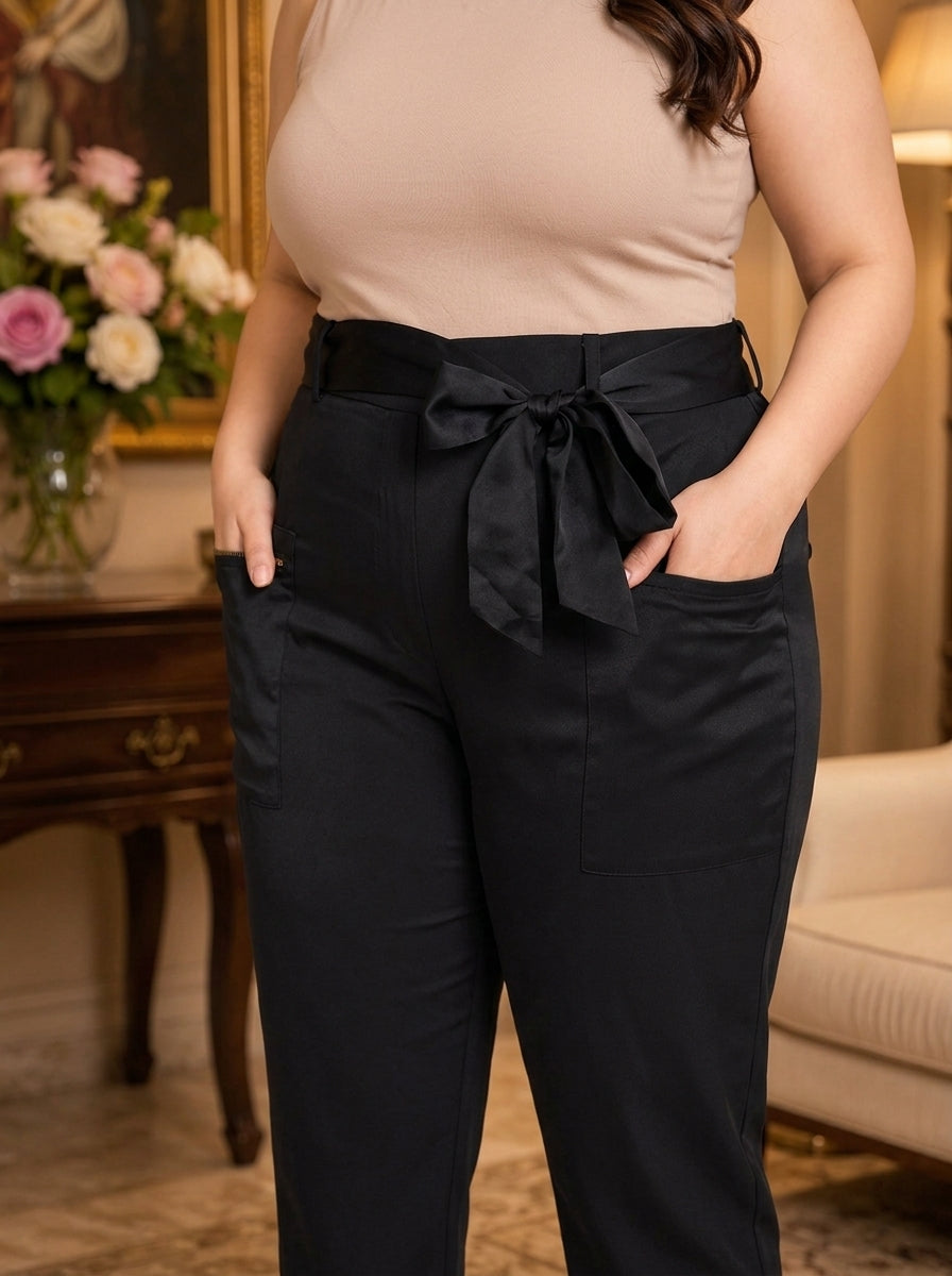 Plus Size Black Pant