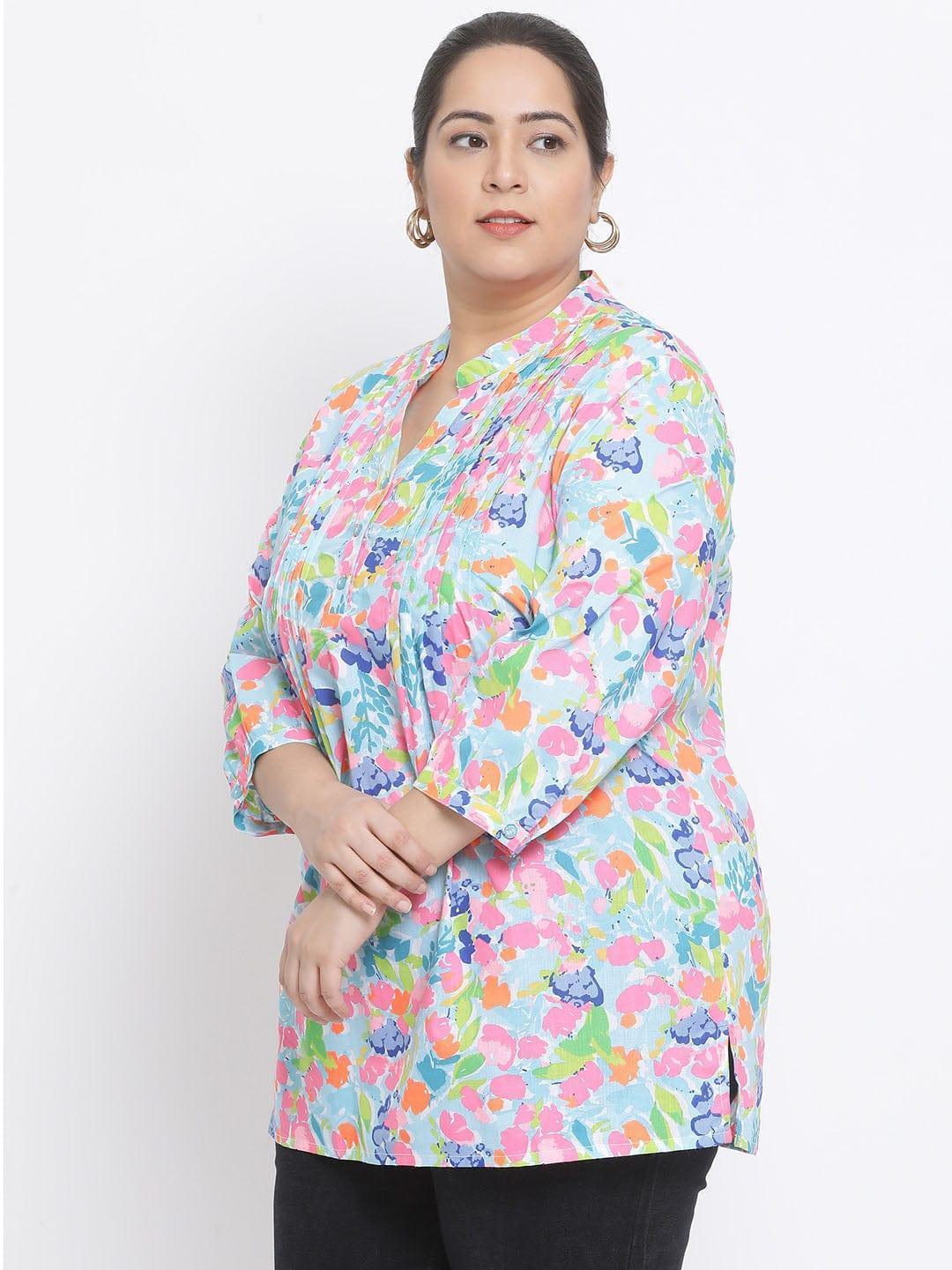 Neon Charismatic Plus Size Women Pluszi Tunic For Vibrant Style - oxolloxo