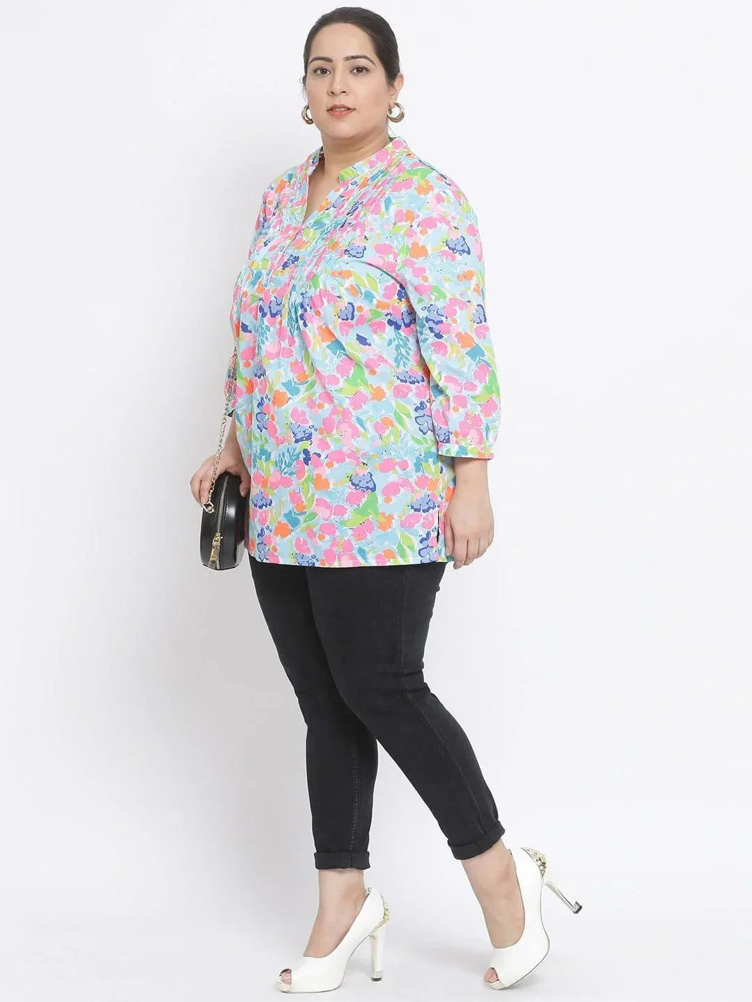 Neon Charismatic Plus Size Women Pluszi Tunic For Vibrant Style - oxolloxo