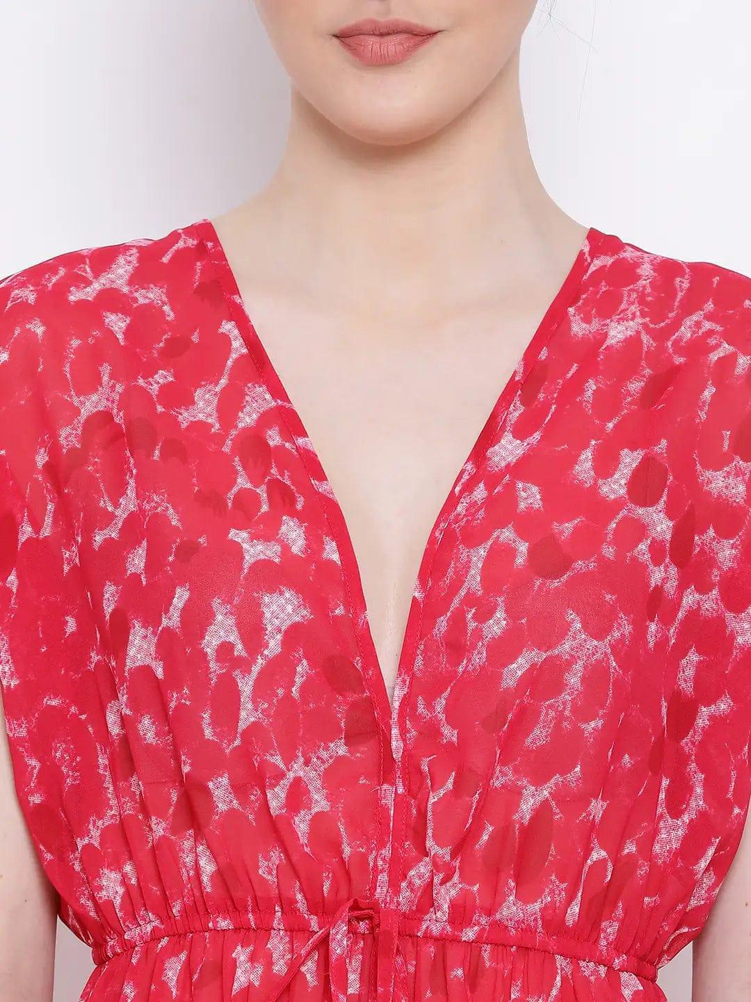 Dazzle Bretta Cover-Up Nightwear Comfy Kaftan For Summer Relaxation - oxolloxo