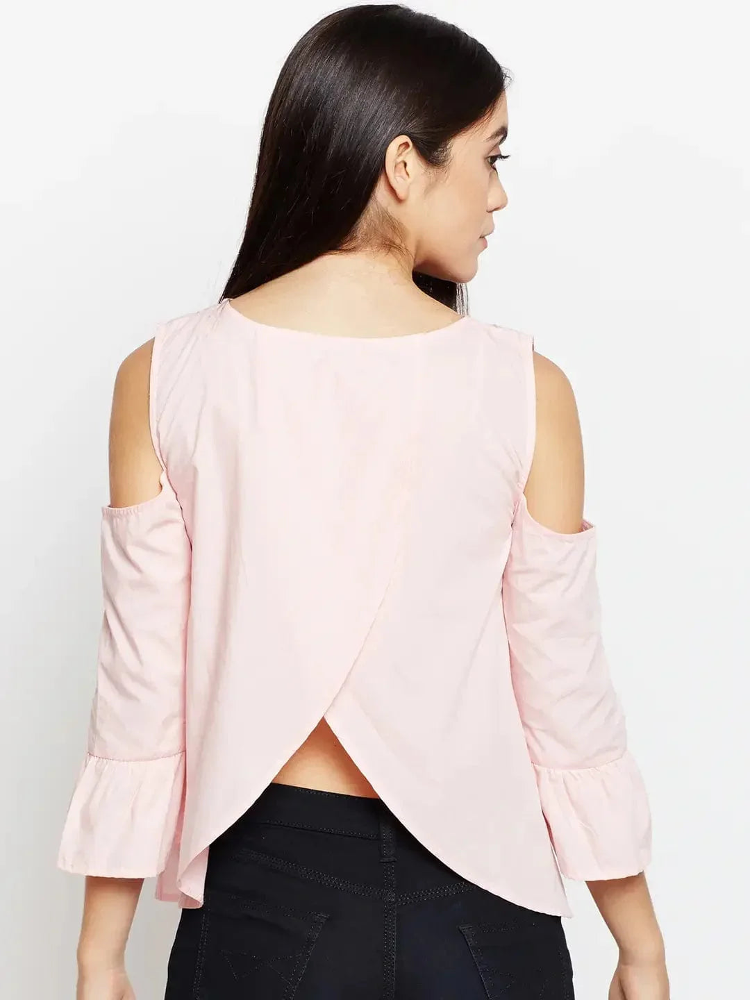 Feminine Pick Embroidered Top   oxolloxo