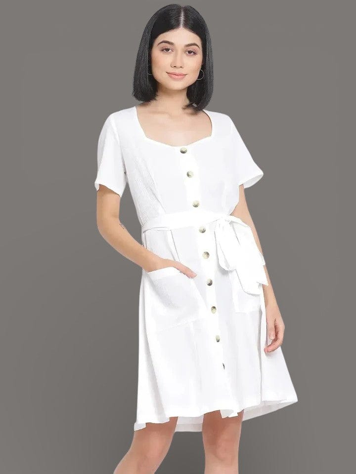 Women's White Dress