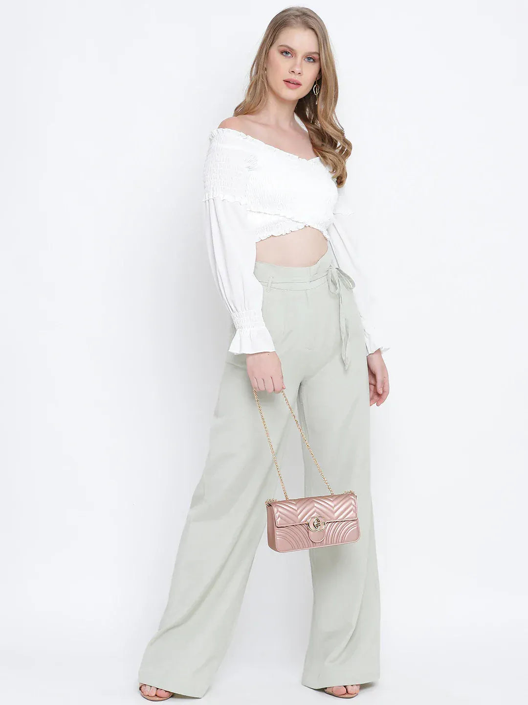 White Crop Top