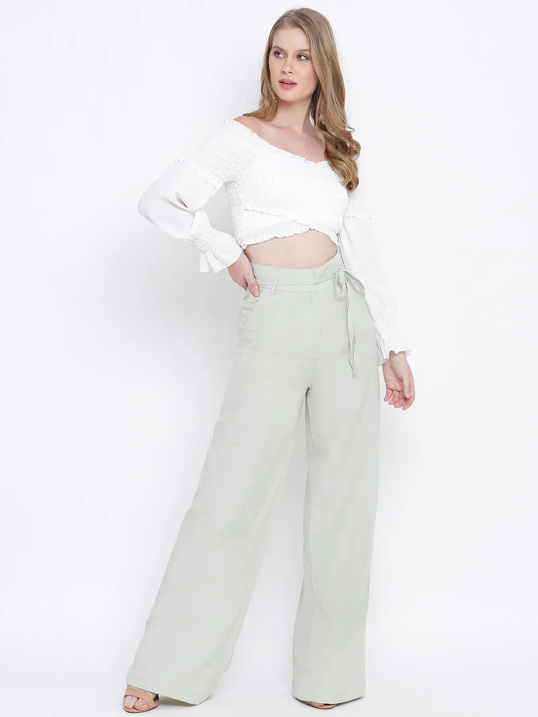 White Crop Top
