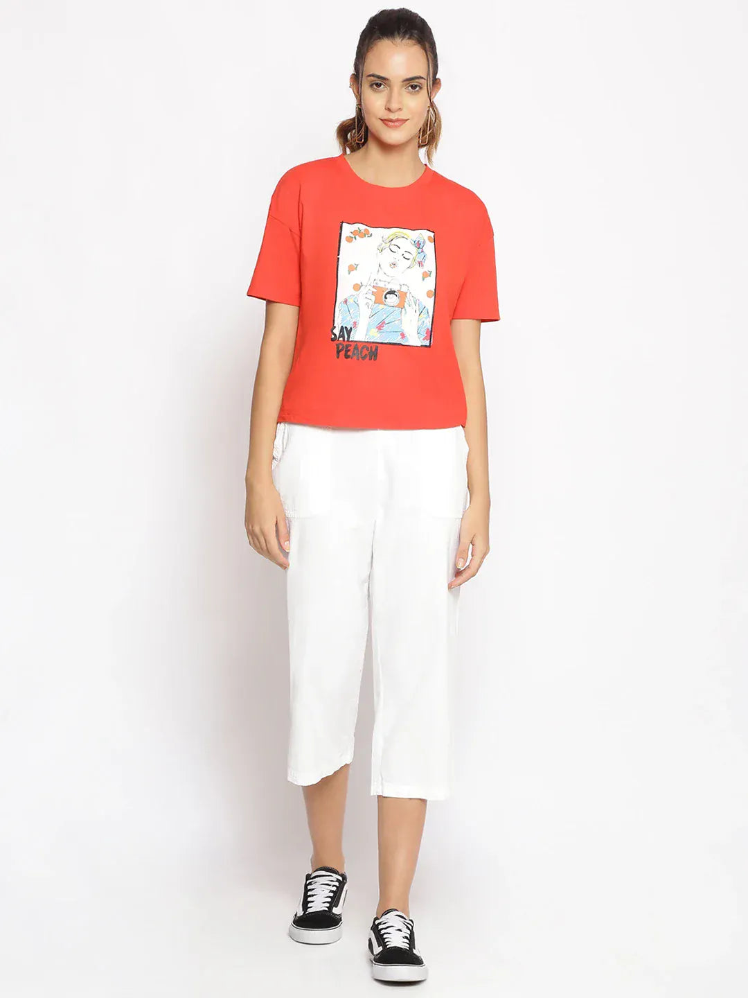 White Cotton Culottes