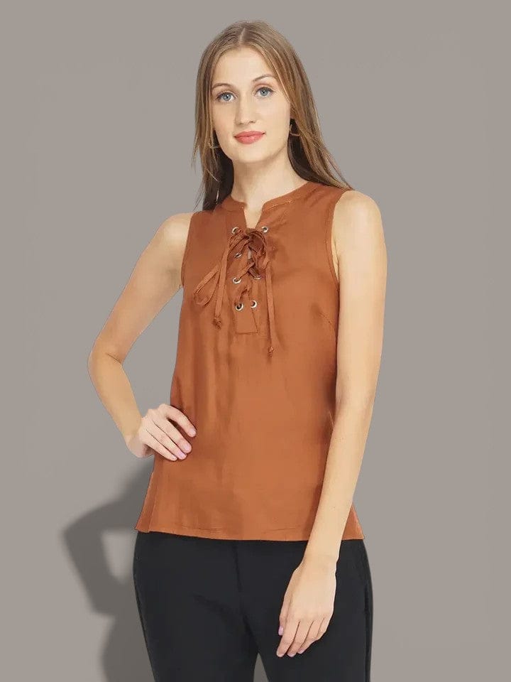 Women's Brown Top