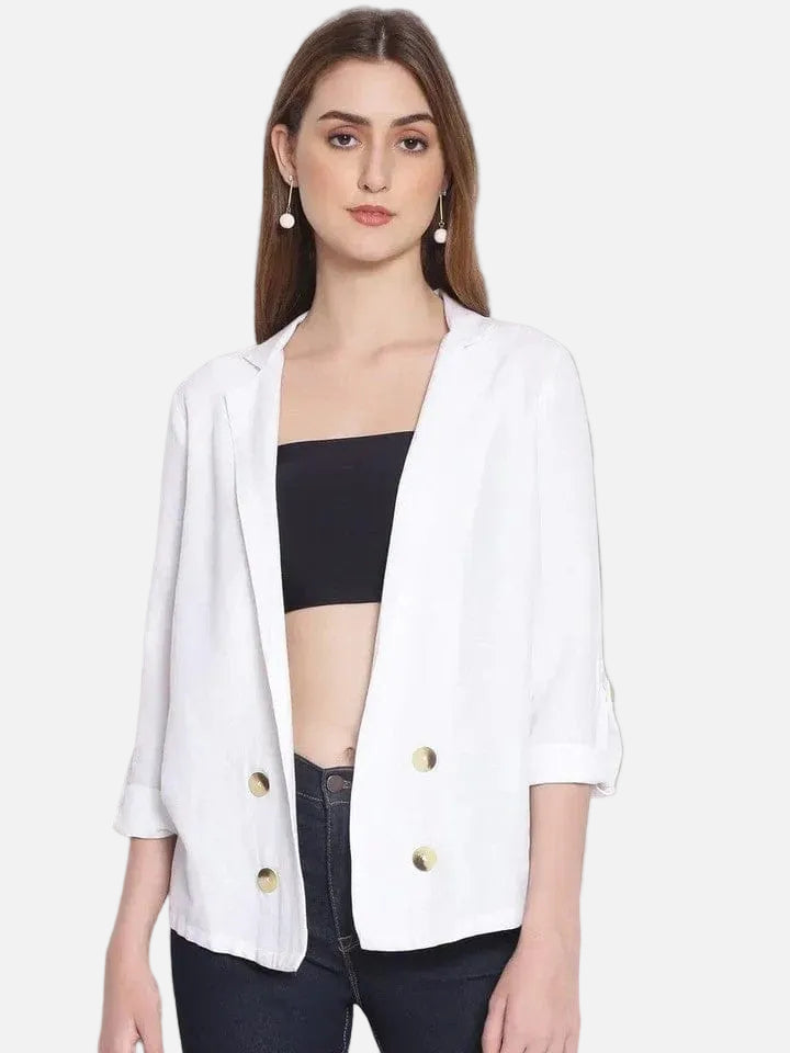 Women's White Shrug