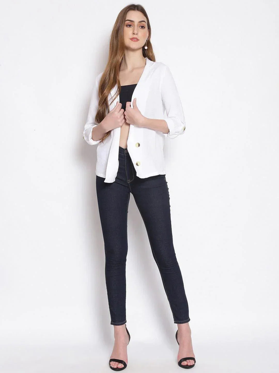 Women's White Shrug