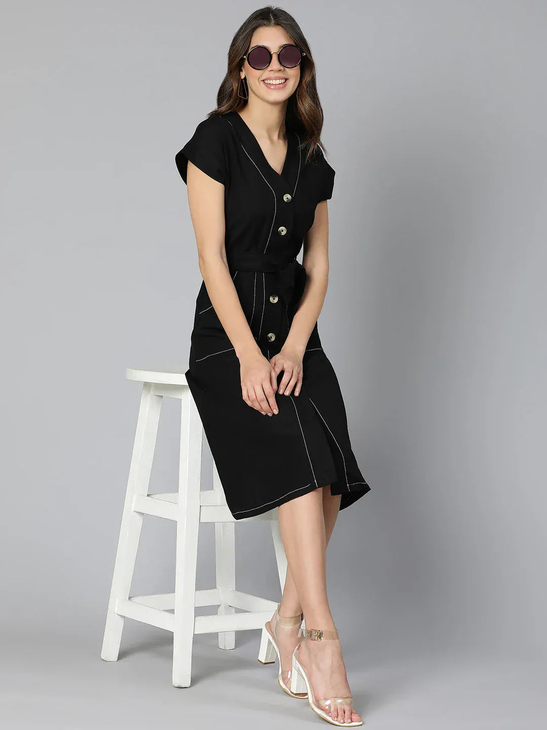 freakish-black-women-tie-knot-dress
