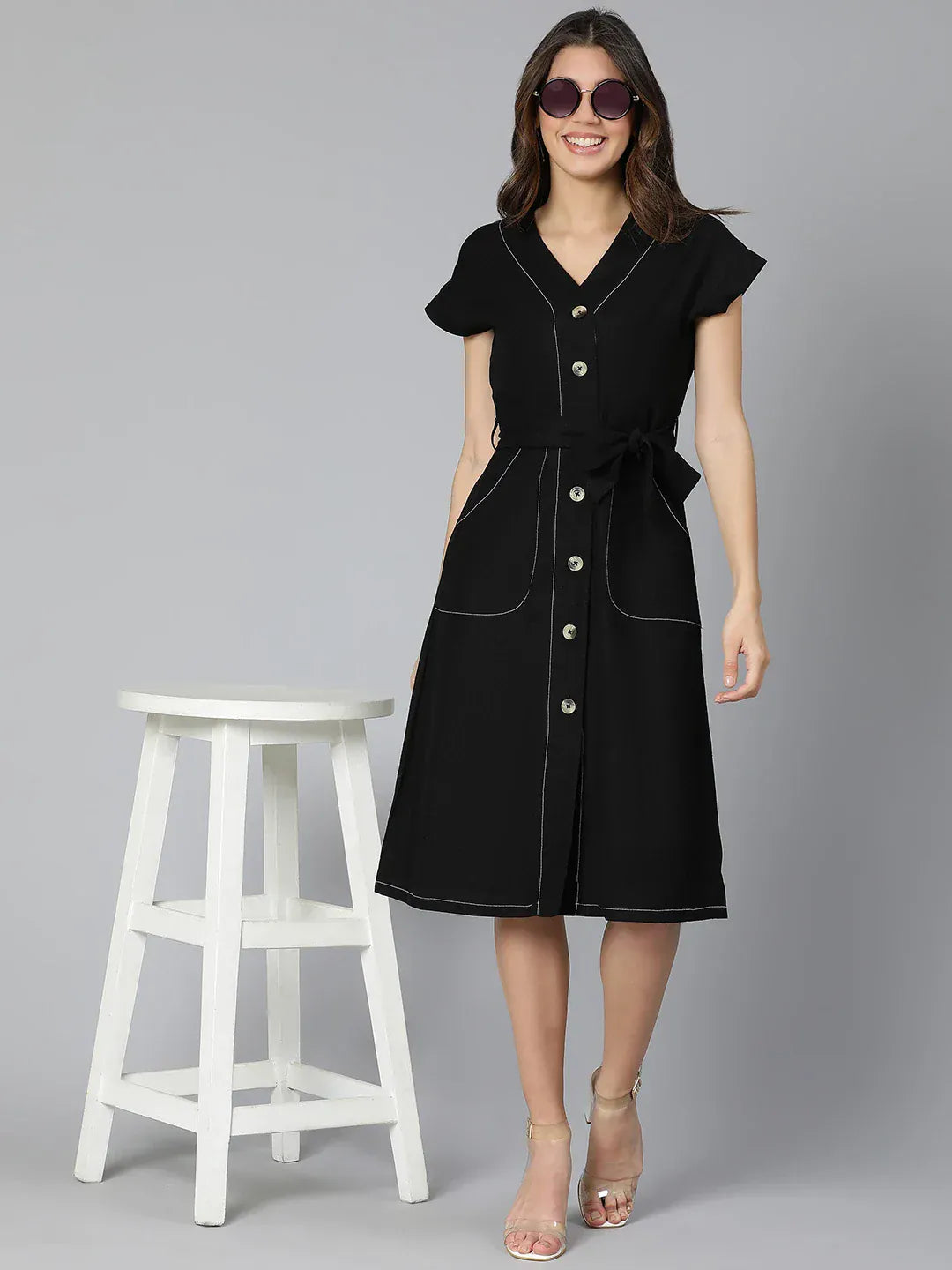 freakish-black-women-tie-knot-dress