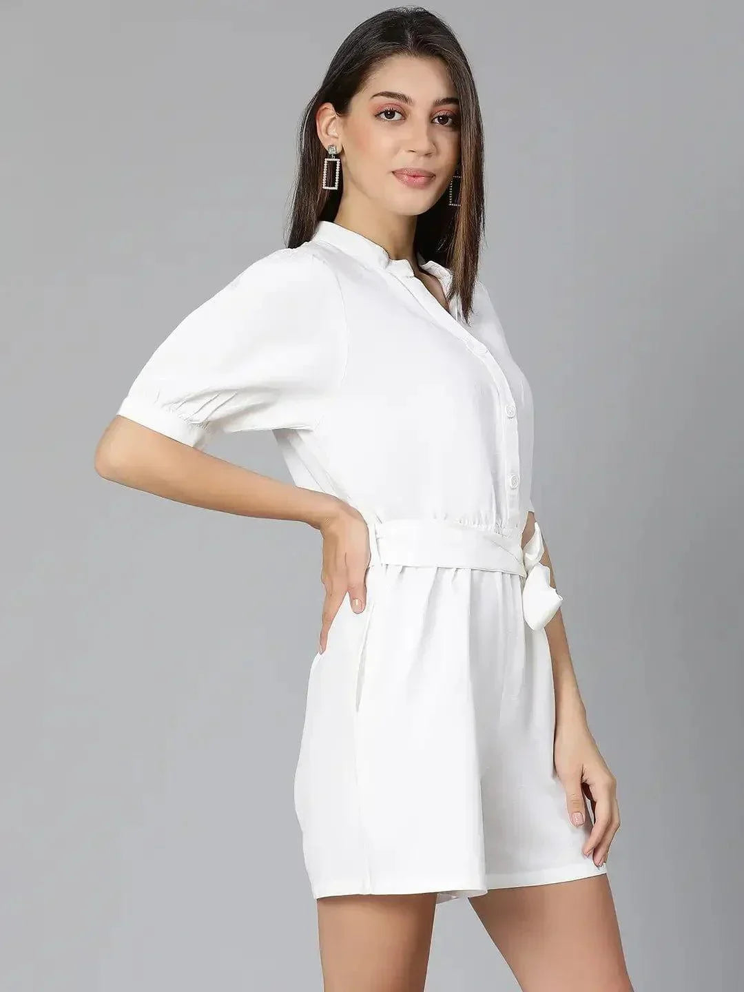 Women White Playsuit