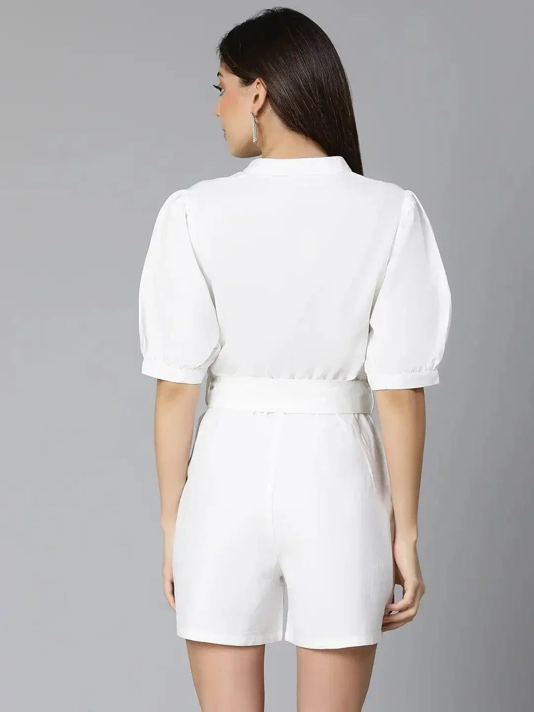 Women White Playsuit