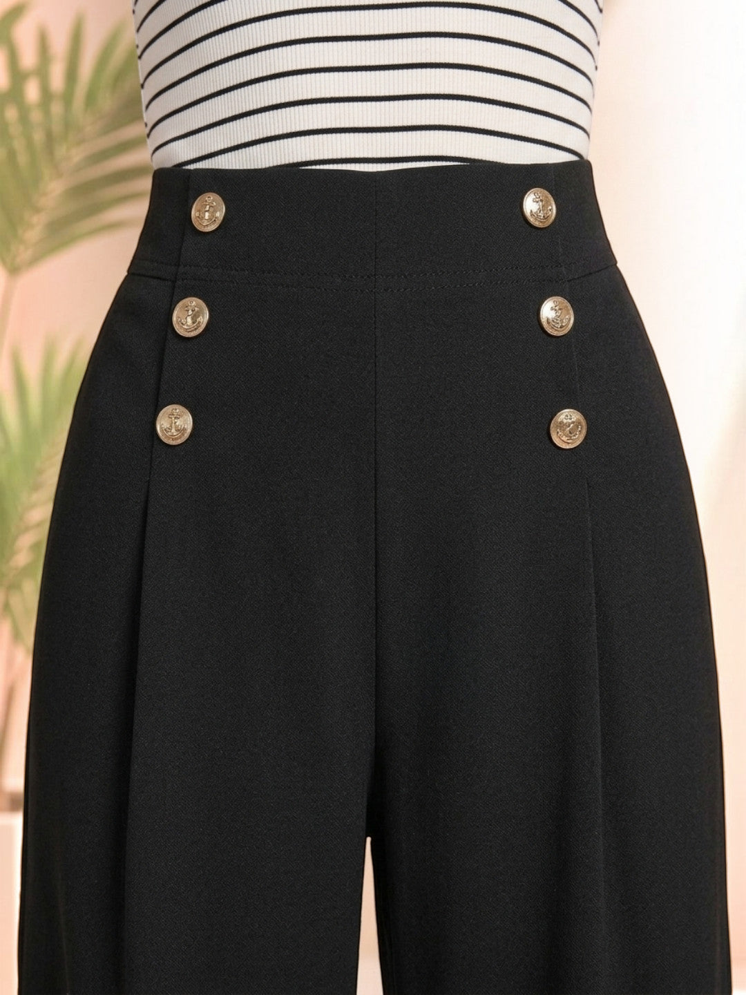 Women Black Culottes