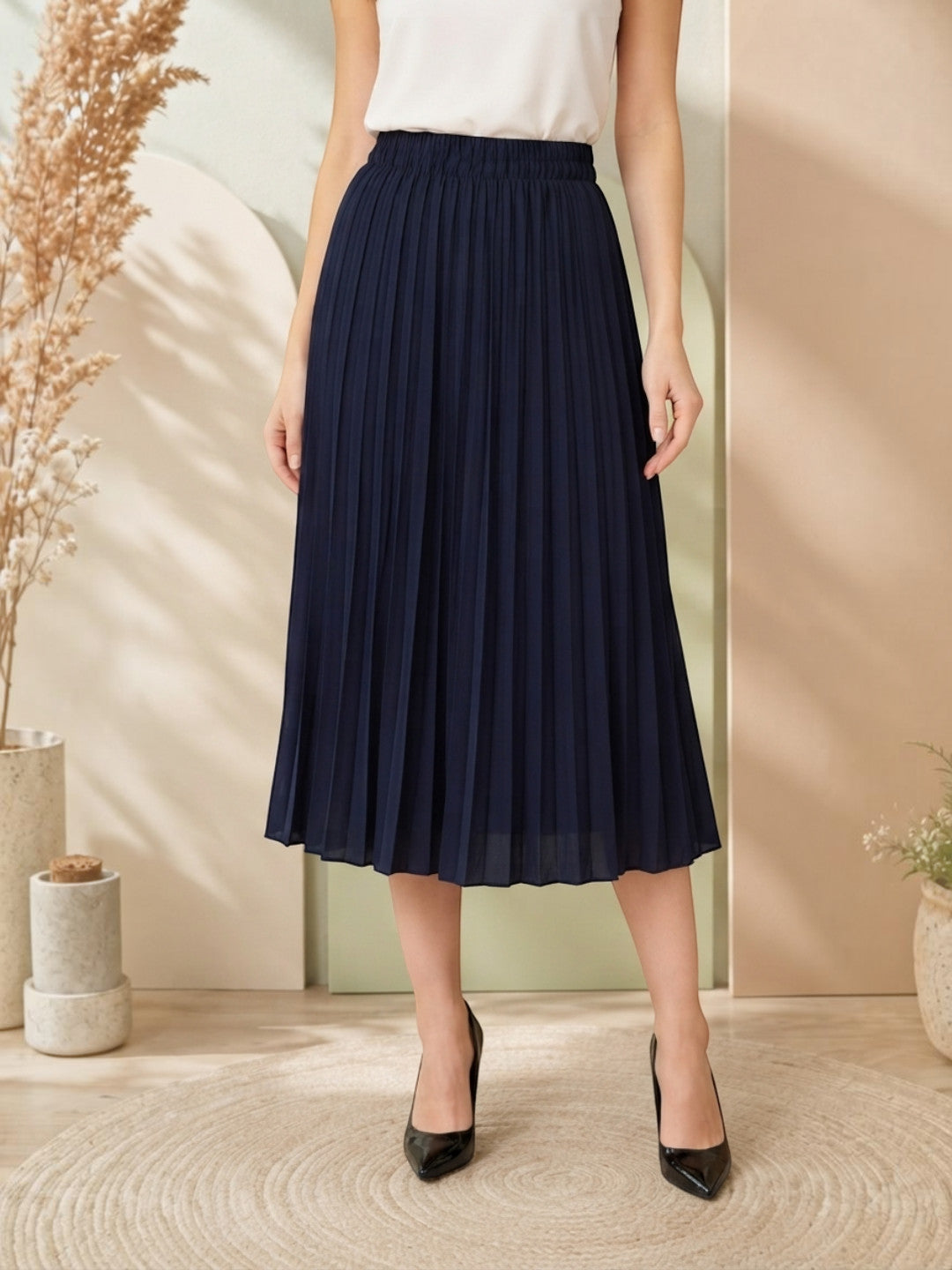 Women's Navy Blue Skirt