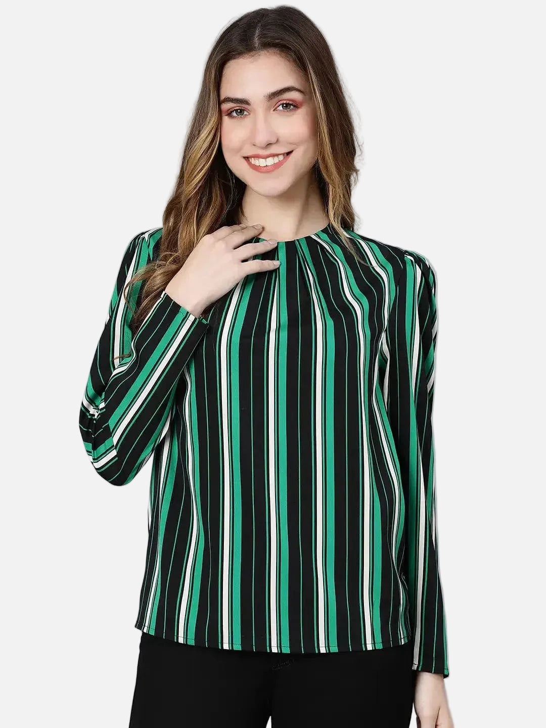 Stripes Fleek Multicolor Women Top - oxolloxo