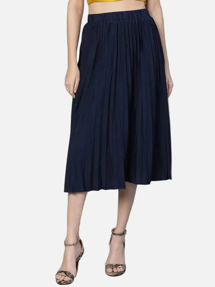 Women Navy Blue Skirt