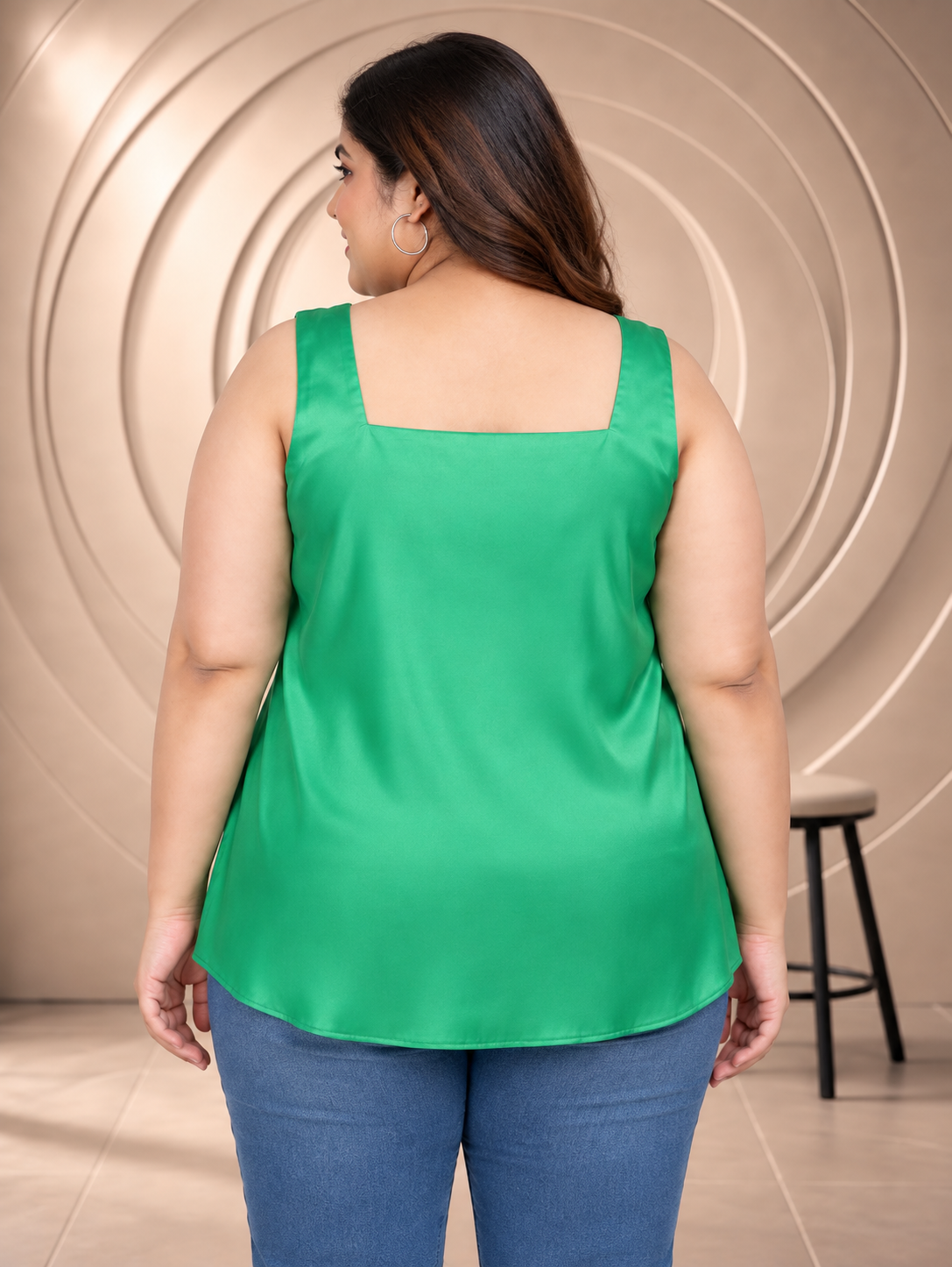 Plus Size Green Top