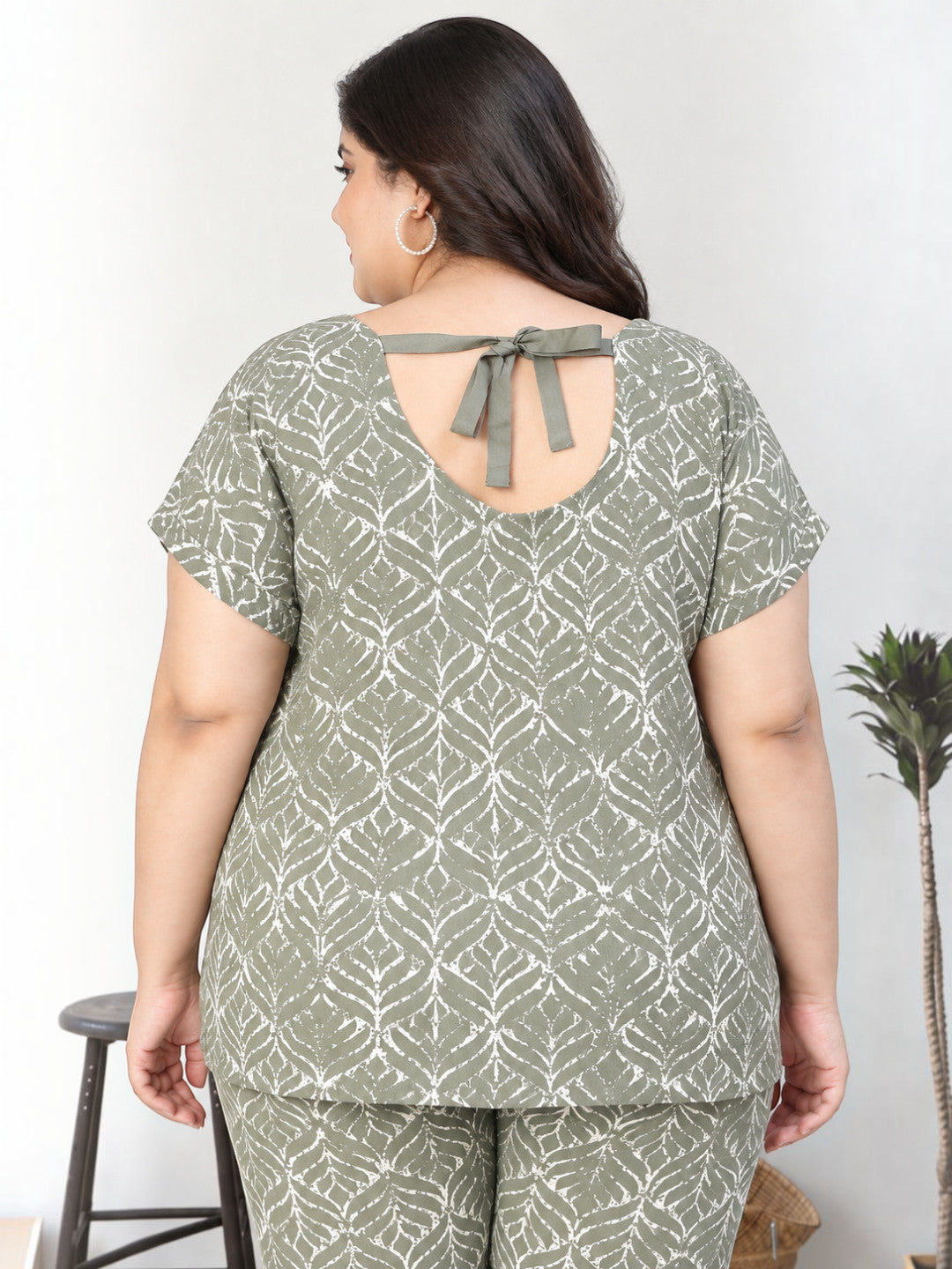 Plus Size Green Top