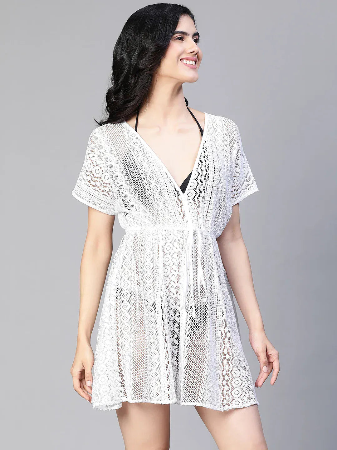 transparent-white-elasticatedtie-knot-women-beachwear-cotton-kaftan