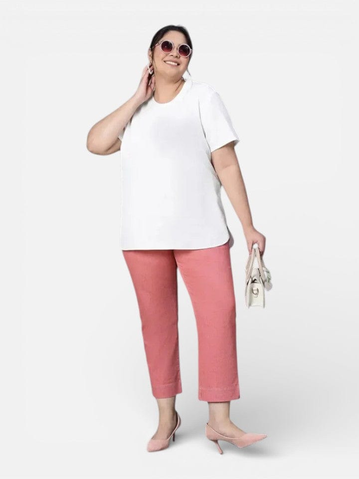 Plus Size White Top
