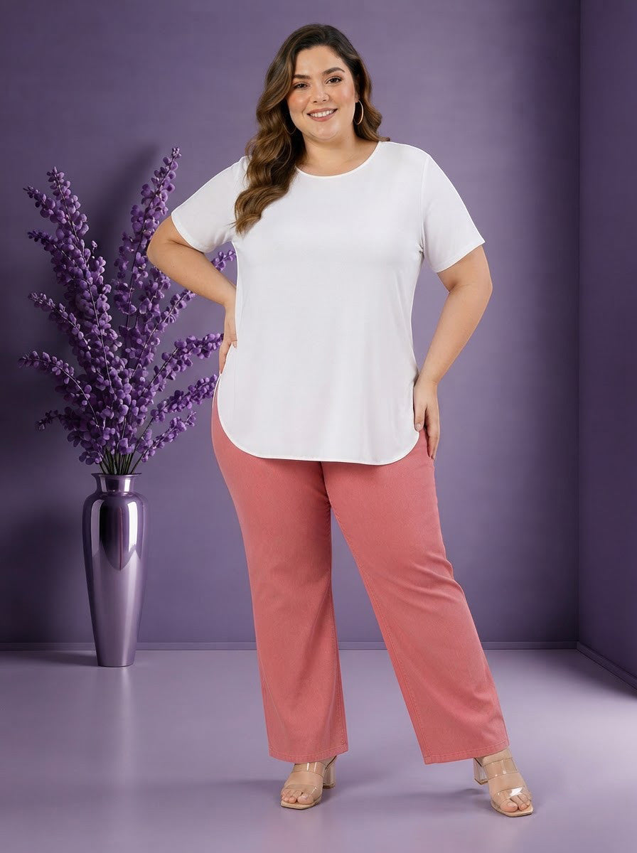 Plus Size White Top