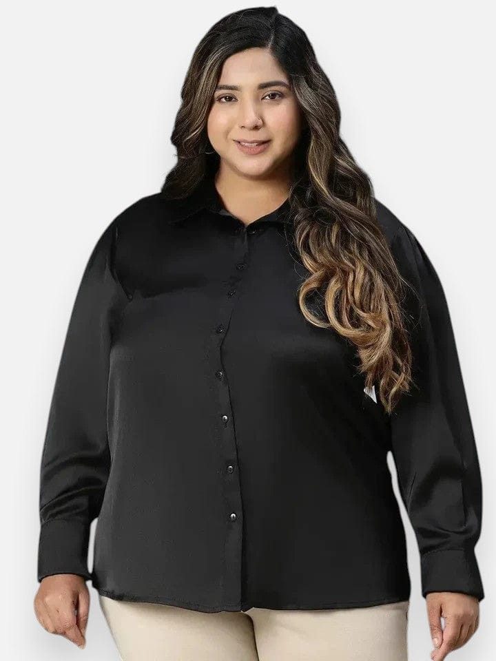 Plus Size Black Shirt