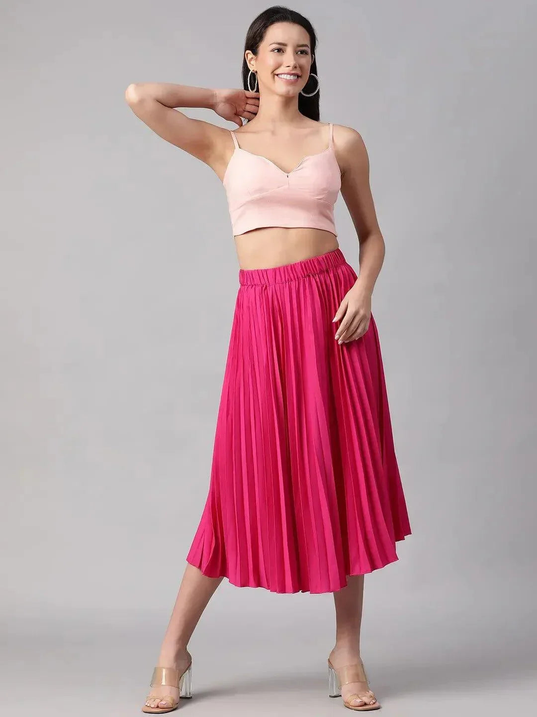 Women Pink Skirt