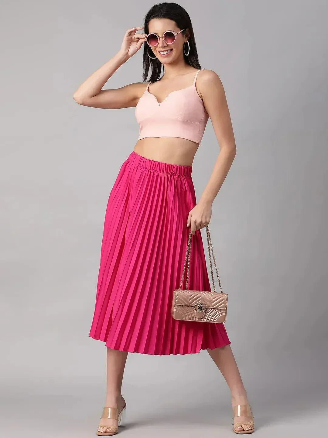Women Pink Skirt