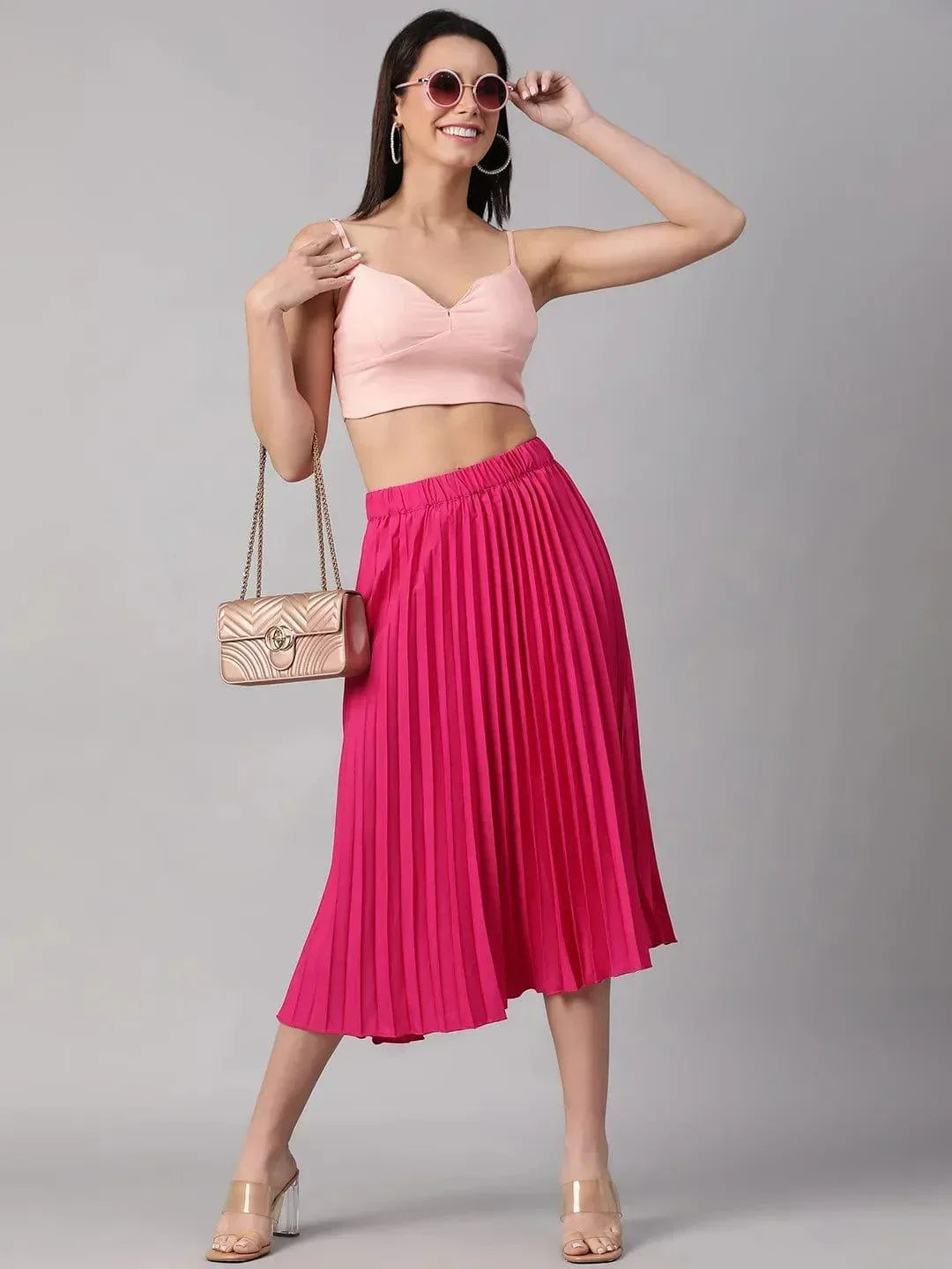 Women Pink Skirt