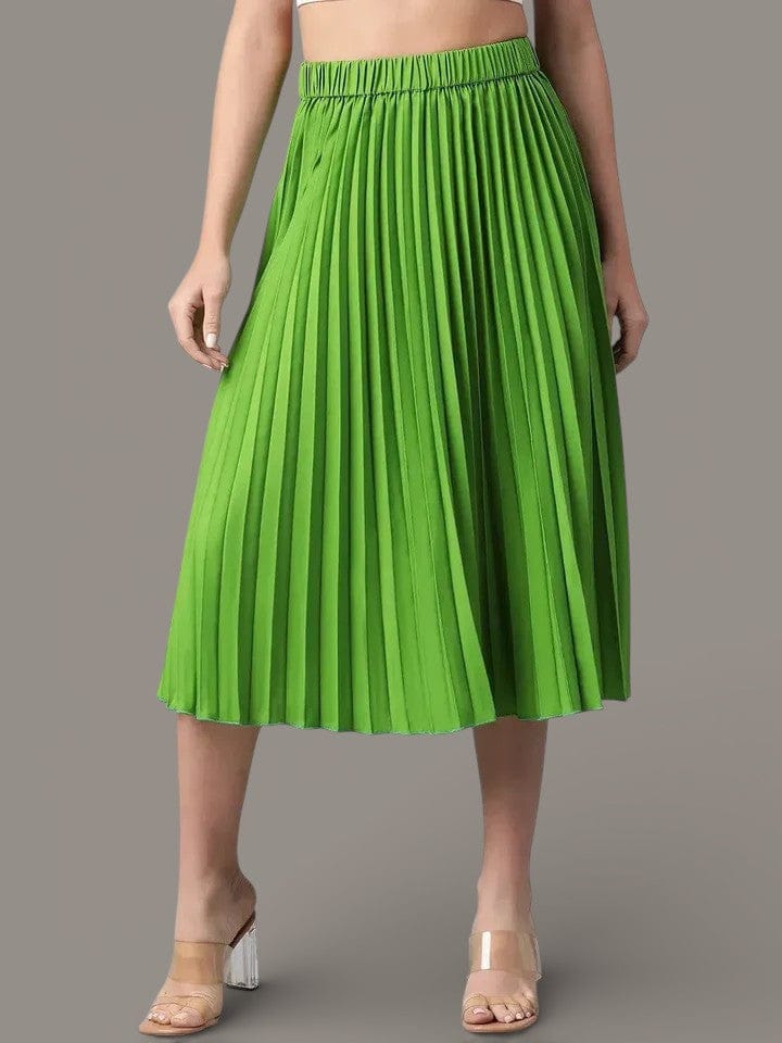 Women Green Skirt