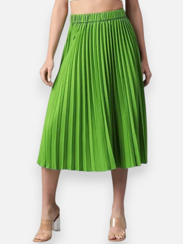 Women Green Skirt