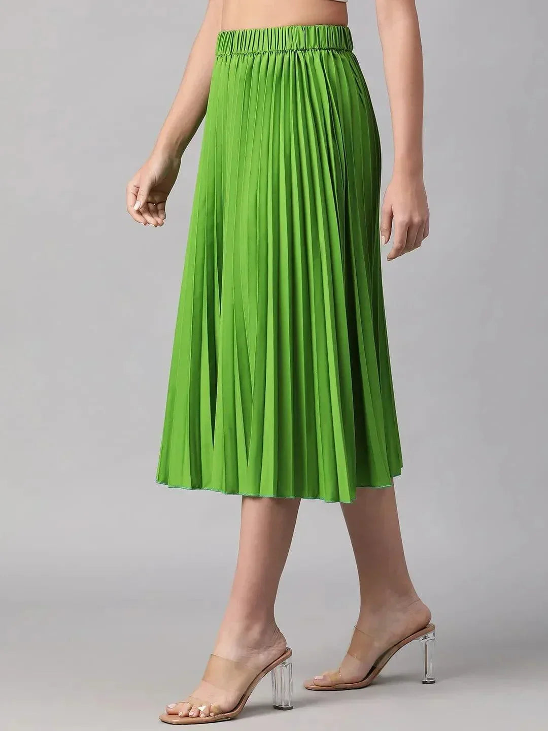 Women Green Skirt