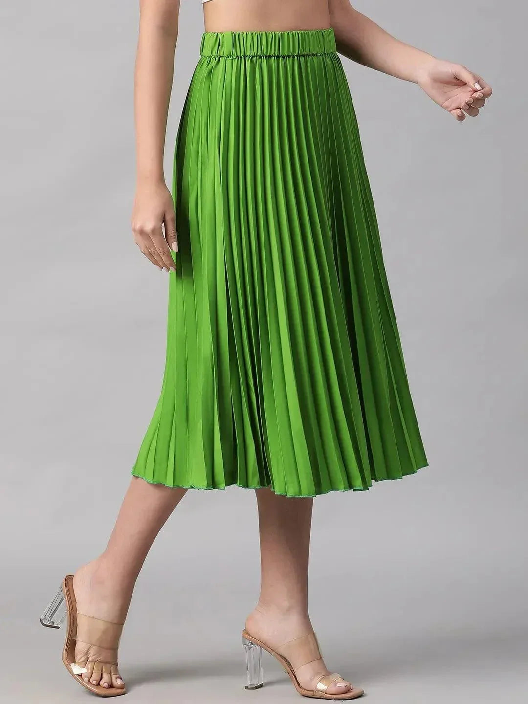 Women Green Skirt