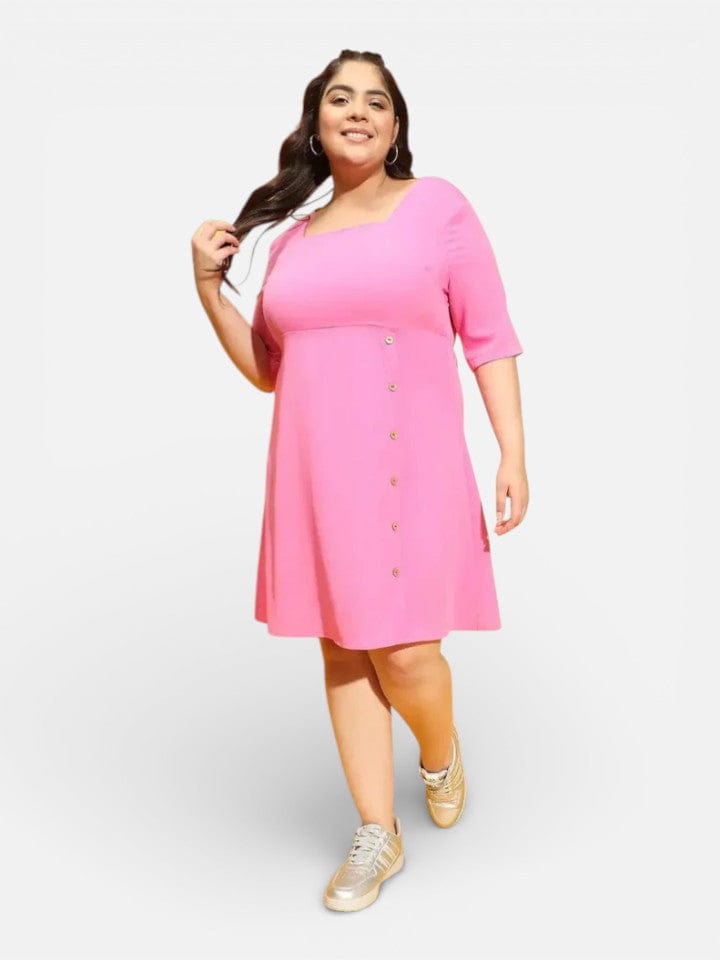 Plus Size Pink Dress