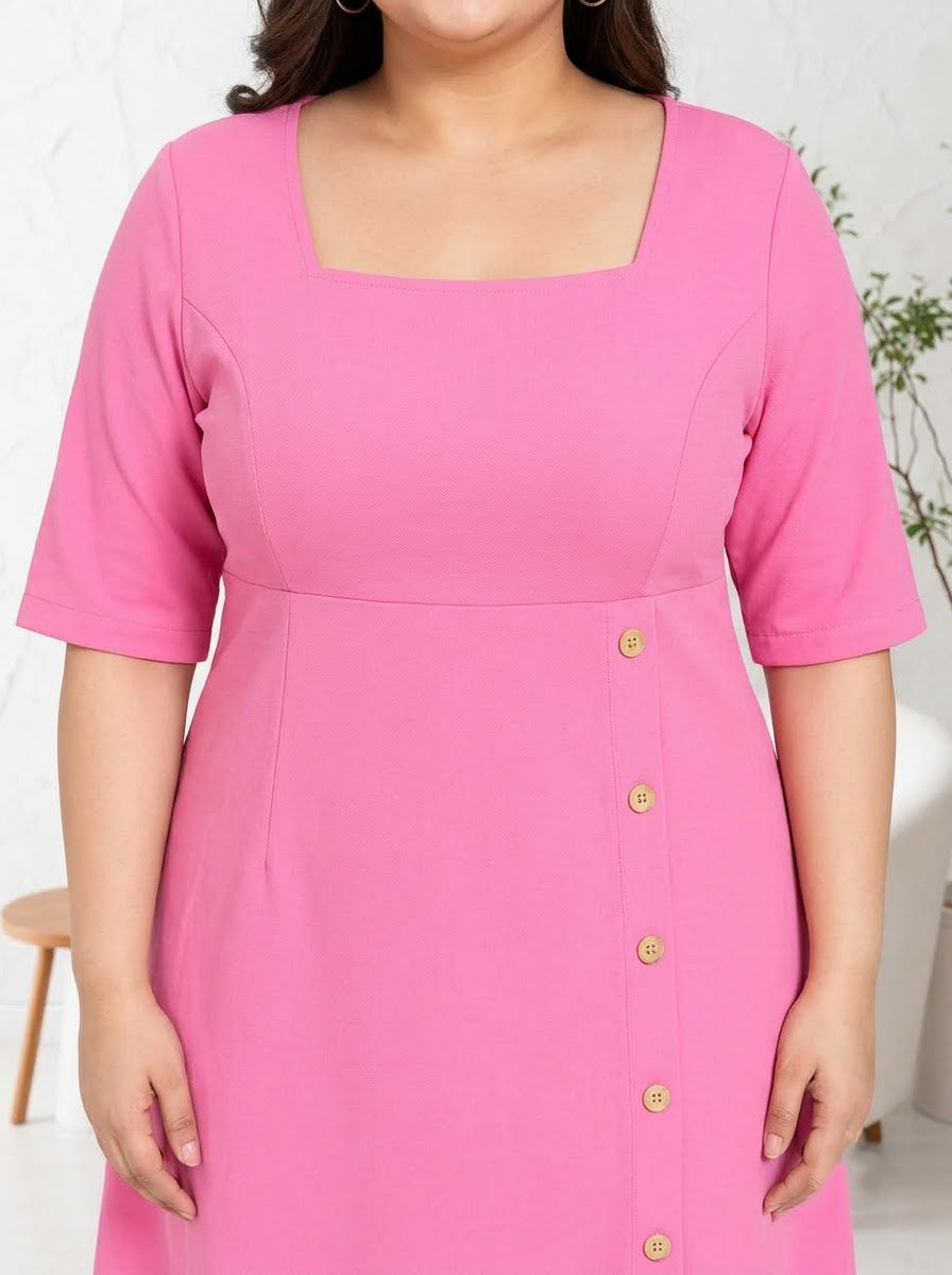 Plus Size Pink Dress