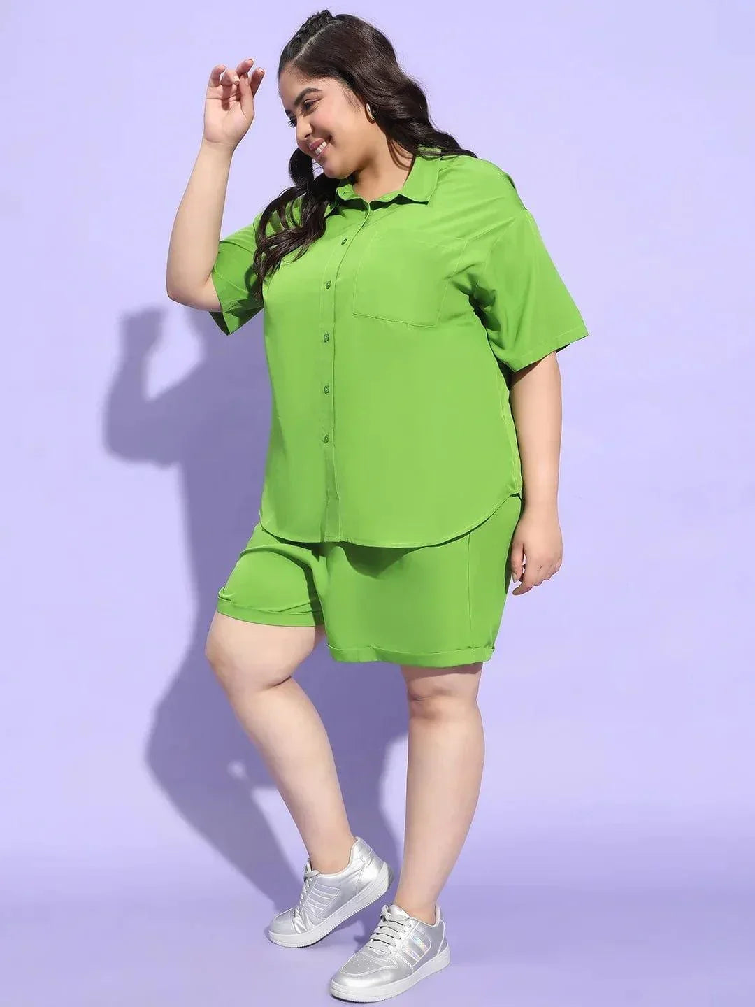 Plus Size Green Co Ord Set