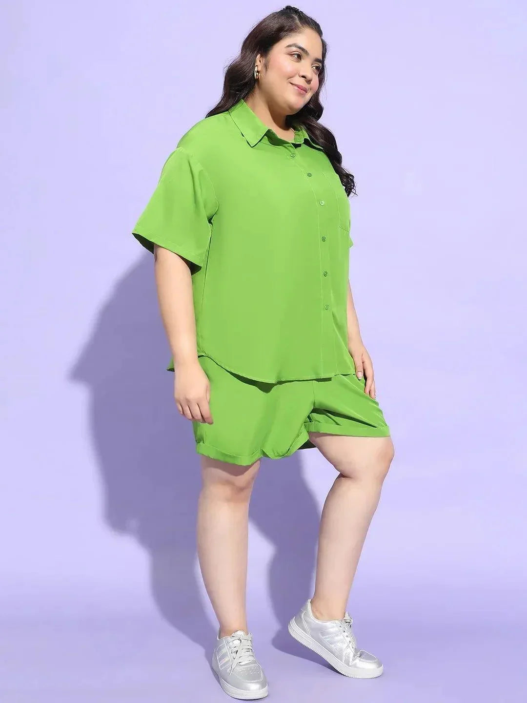 Plus Size Green Co Ord Set